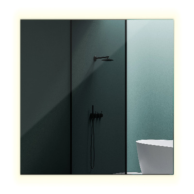 Miroir salle de bain rectangulaire led 50x50 cm