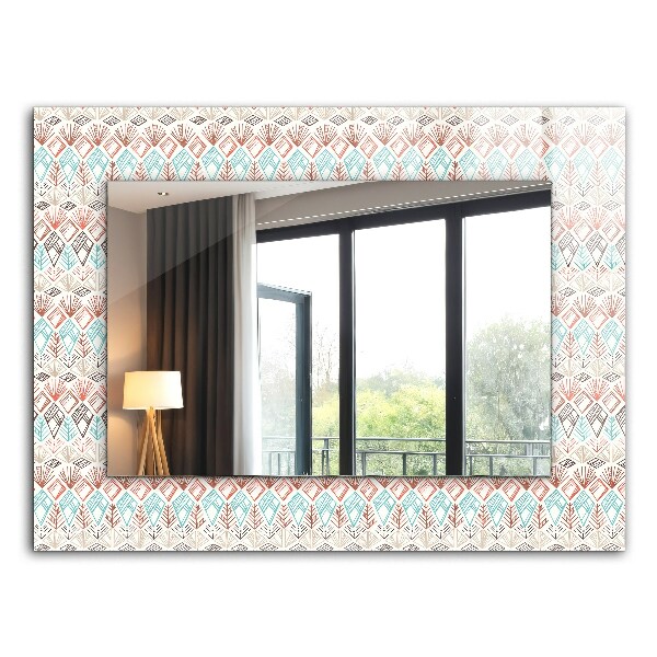 Motif géométrique coloré