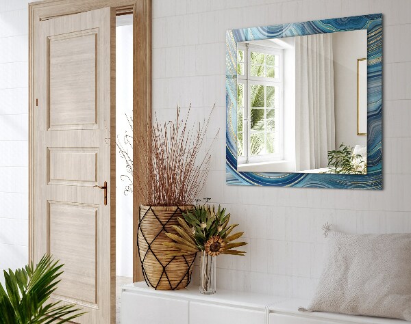 Vagues abstraites bleues