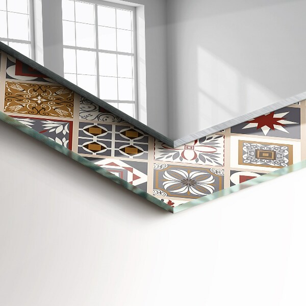 Motif de carreaux colorés