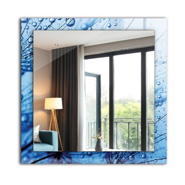 Gouttes d'eau sur éventails