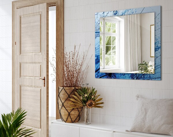 Gouttes d'eau sur éventails