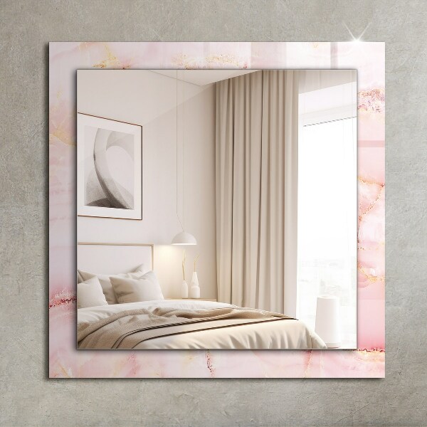 Motif en marbre rose