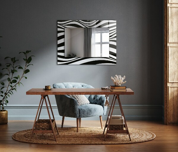 Vagues en noir et blanc