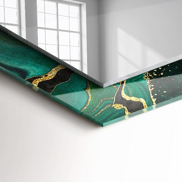 Motifs d'art abstrait vert