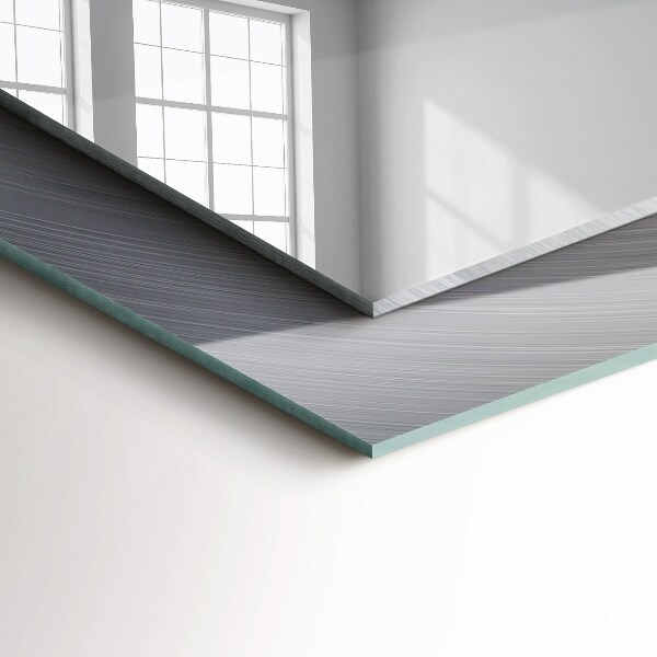 Surface métallique ronde