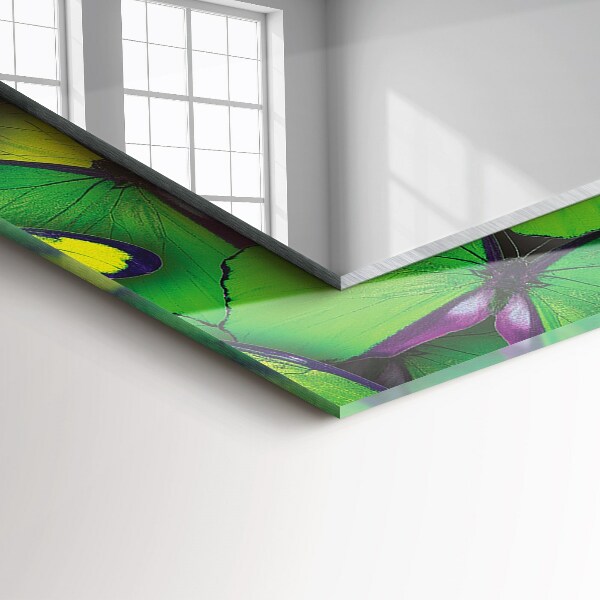 Papillons bleus et verts