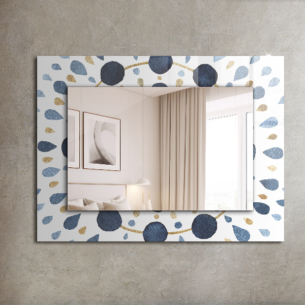 Motif mandala abstrait