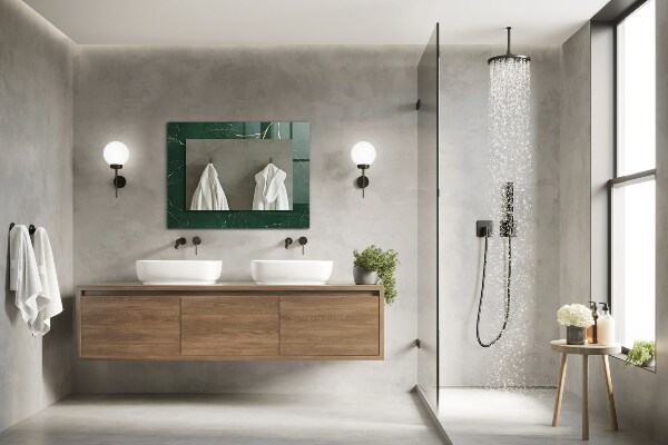 Feuilles vertes et dorées