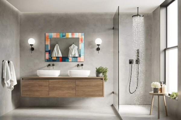 Rectangles abstraits colorés