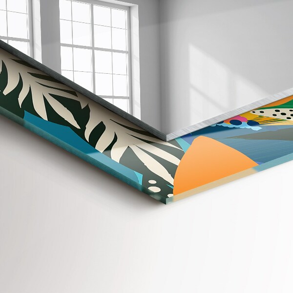 Fleurs abstraites en couleur