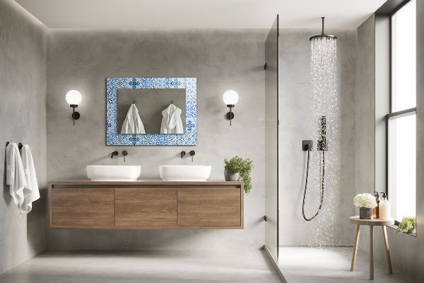 Motif abstrait en marbre