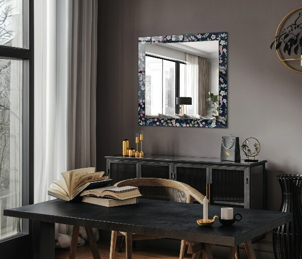 Feuilles avec motif orange