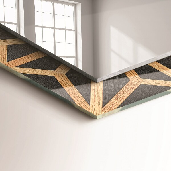 Motif géométrique en os