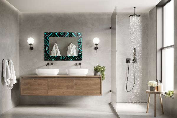 Motifs géométriques en turchese