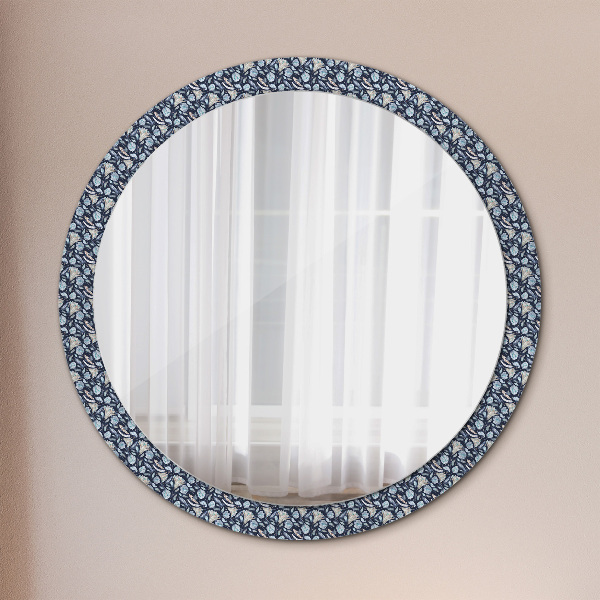 Miroir rond imprimé Motif boho