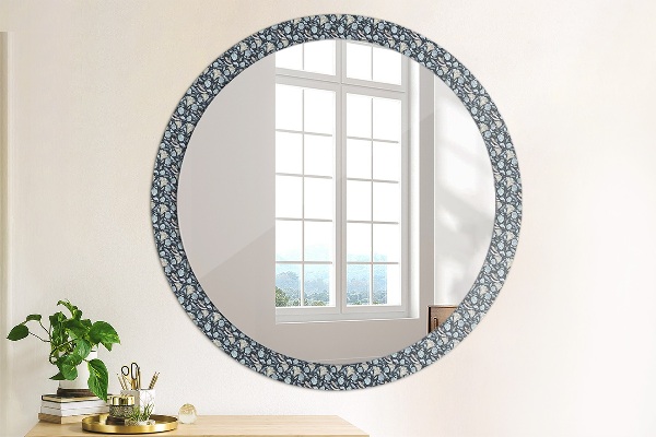 Miroir rond imprimé Motif boho