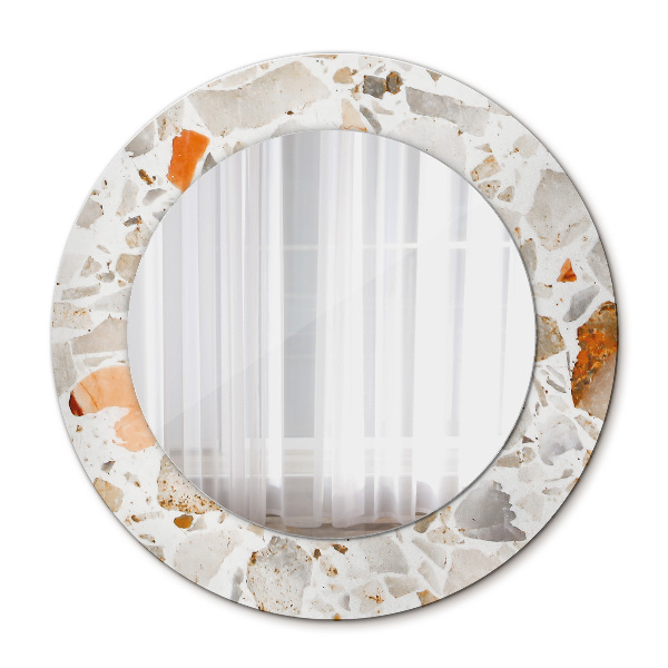 Miroir rond imprimé Fond lastrique