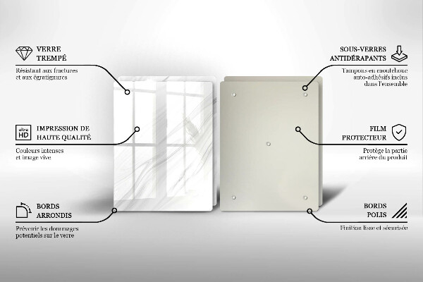 Protection plaque induction Marbre délicat