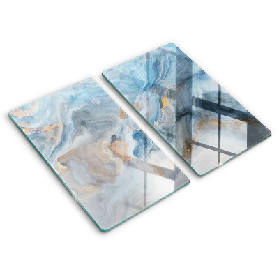 Protection plaque induction Texture de marbre