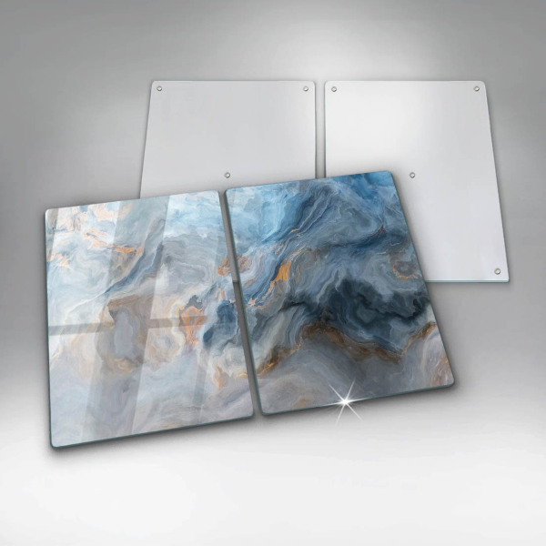 Protection plaque induction Texture de marbre