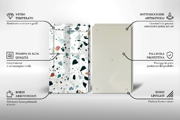 Protection plaque induction Grès clair