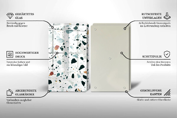 Protection plaque induction Grès clair