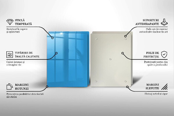 Protection plaque induction Couleur bleue