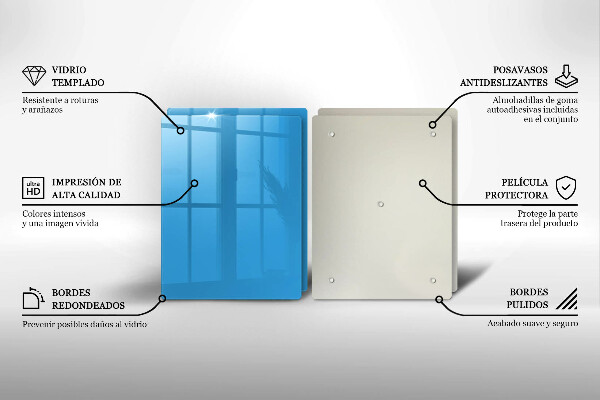 Protection plaque induction Couleur bleue