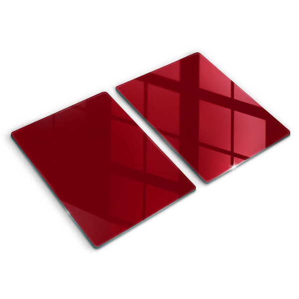 Protection plaque induction couleur bordeaux