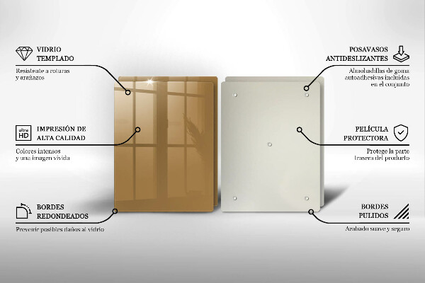 Protection plaque induction Couleur beige