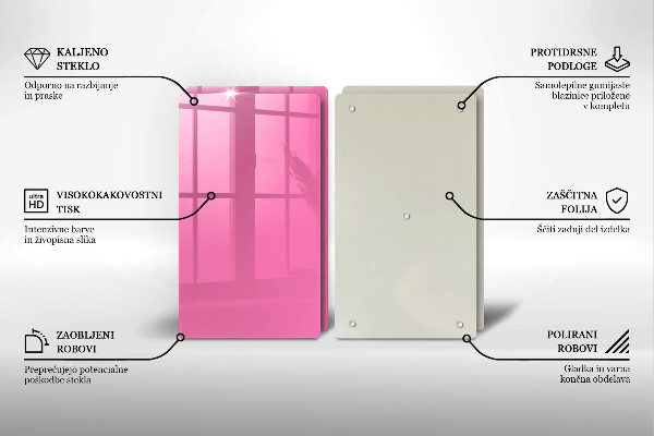 Protection plaque induction Couleur rose