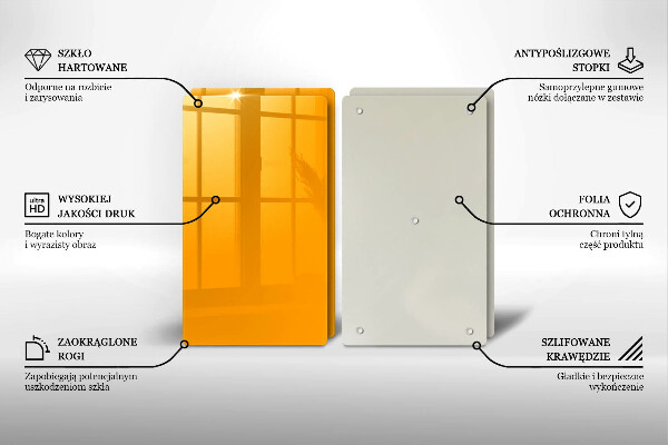 Protection plaque induction Couleur jaune foncé