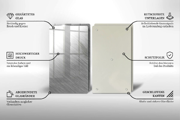 Cache plaque de cuisson Fond de texture métallique