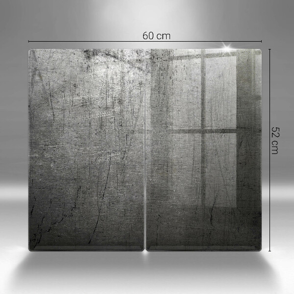 Protection plaque induction Texture métallique