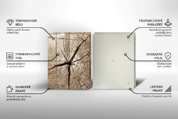 Protection plaque induction Coupe transversale d'un arbre