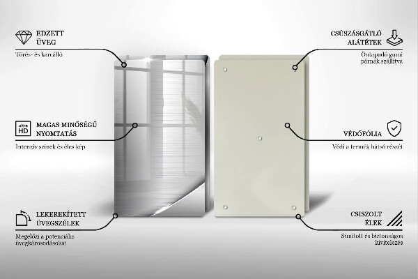 Cache plaque de cuisson Formes métalliques