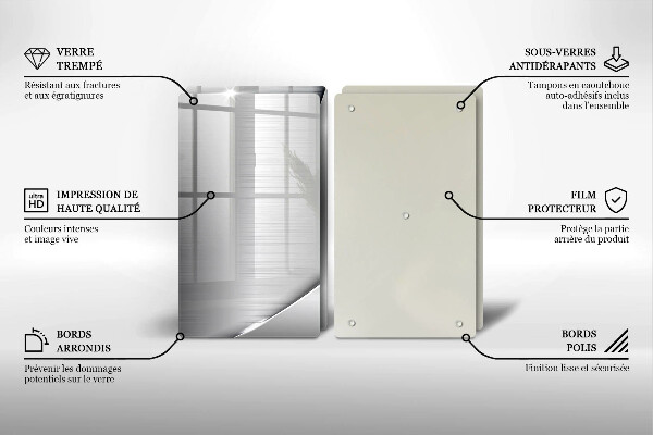 Cache plaque de cuisson Formes métalliques