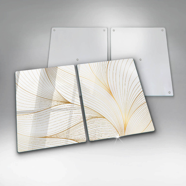 Cache plaque de cuisson Modèle de lignes modernes