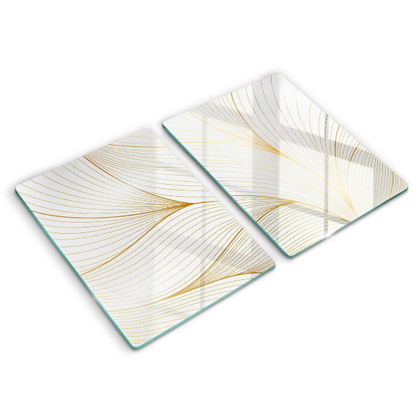 Cache plaque de cuisson Modèle de lignes modernes