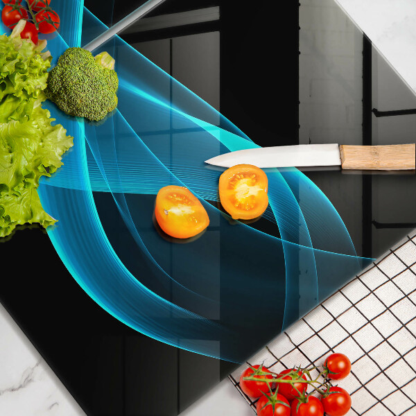 Protection plaque induction Abstraction bleue