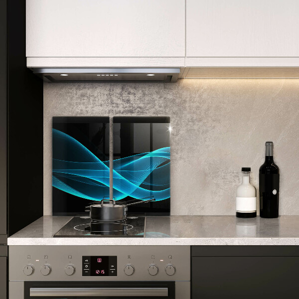 Protection plaque induction Abstraction bleue