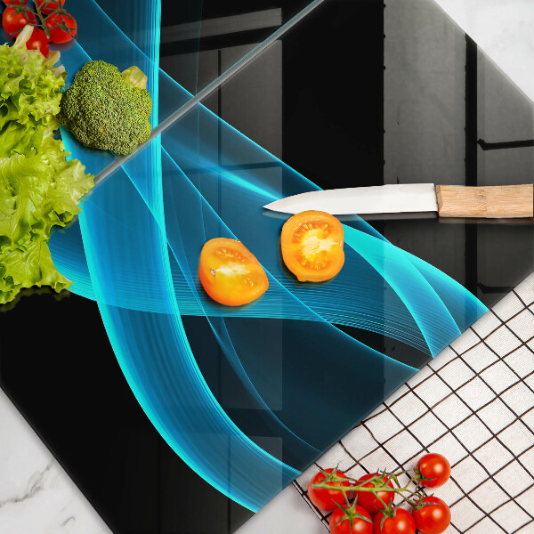 Protection plaque induction Abstraction bleue