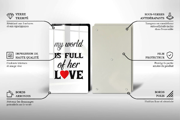 Protection plaque induction Inscription phrase