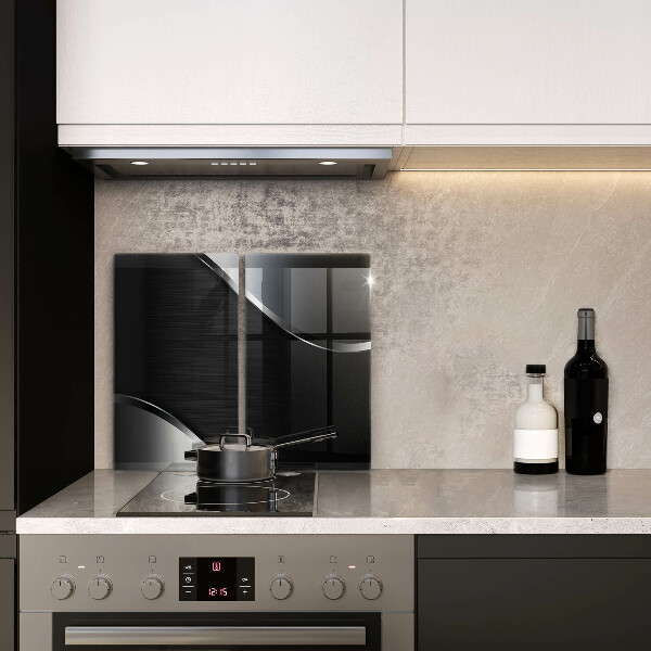 Cache plaque de cuisson Abstraction du métal