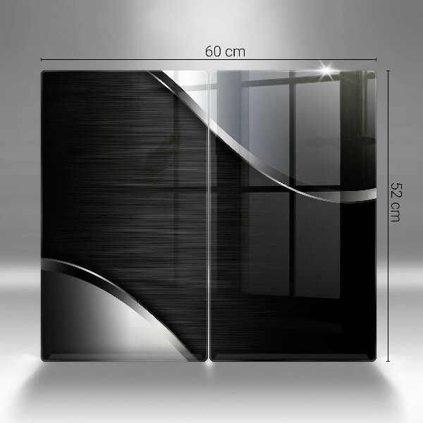 Cache plaque de cuisson Abstraction du métal