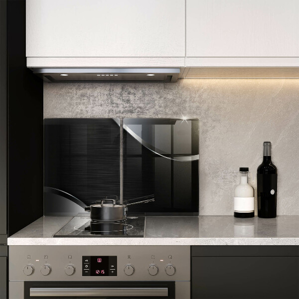 Cache plaque de cuisson Abstraction du métal