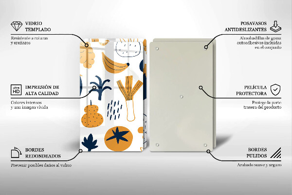 Cache plaque de cuisson Illustration de la nourriture