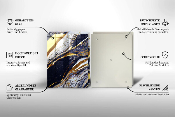 Protection plaque induction Abstraction colorée