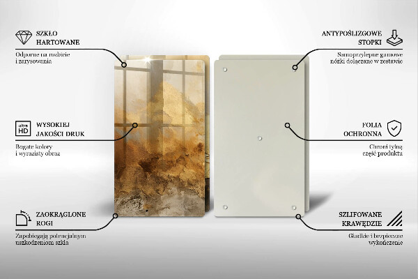 Protection plaque induction Texture riche